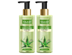 Vaadi Herbals Velvety Soft Aloe Vera and Jojoba Oil Hand Wash - 250 ml (Pack of 2)