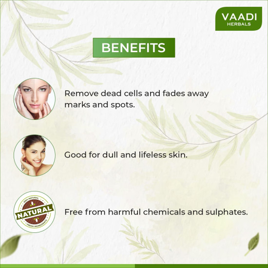 Vaadi Herbals Royal Indian Khus Soap with Olive and Soyabean Oil, 75g (Pack of 12)