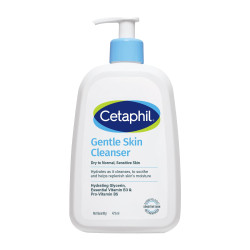 Cetaphil Gentle Skin Hydrating Face Wash 473ml, Paraben Free, Sulphate-Free Gentle Skin Hydrating Cleanser with Niacinamide, Vitamin B5 for Dry to Normal, Sensitive Skin