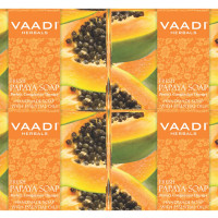 Vaadi Herbals Fresh Papaya Soap, 75g (Pack of 12)