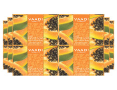 Vaadi Herbals Fresh Papaya Soap, 75g (Pack of 12)