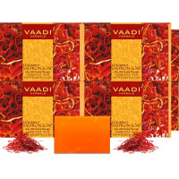 Vaadi Herbals Luxurious Saffron Soap Skin Whitening Therapy, 75g (Pack of 12)