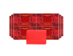 Vaadi Herbals Enchanting Rose Soap with Mulberry Extract, 75g (Pack of 12)