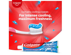 Colgate MaxFresh Toothpaste, Blue Gel Paste with Menthol for Super Fresh Breath, 600g, 150g X 4 (Peppermint Ice, Saver Pack)