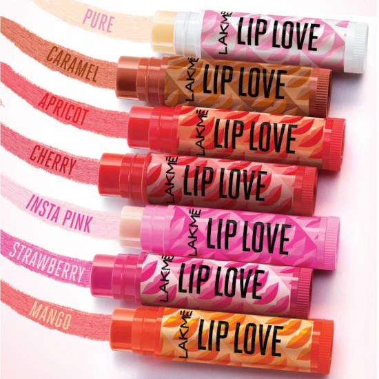 Lakme Lip Love Chapstick Insta Pink, 4.5 g