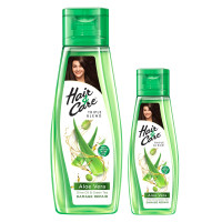 Hair & Care Triple Blend Damage Repair Non-Sticky Hair Oil with Aloe Vera, Olive Oil & Green Tea, 300 ml + 100 ml