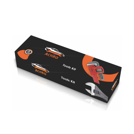 ACHRO Combo Pack of 3 Tool Kits Set for Home (Contains 8 Inch Adjustable Spanner, 8 Inch Combination Plier, 10 Inch Pipe Wrench)