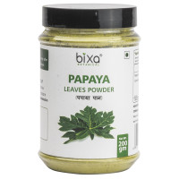 Papaya Leaf Powder I 200 gm I Supports Healthy Blood Platelets I Skin Brightening | 100% Natural | Digestion | Herbal Supplement for Normal Blood Sugar Levels I Anti-Oxidant Agent I Pure
