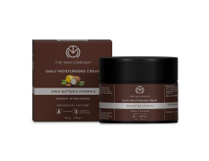 The Man Company Non-Sticky Daily Moisturizing Cream for Dry Skin | Moisturizes & Hydrates with Shea Butter, Vitamin E & Coco Butter | Face Moisturizer For Man - 50gm