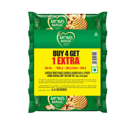 Sunfeast Mom's Magic Cashew and Almond Cookie, 100g (Buy 4 Get 1 Extra)