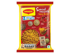 MAGGI 2-Minute Vegetarian Special Masala Instant Noodles, 70 g