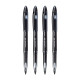 uni-ball Air UBA188M 0.5 mm Roller Ball Pens, Black Ink, Pack of 4