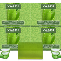 Vaadi Herbals Breezy Aloe Vera Soap, 75g (Pack of 12)