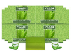 Vaadi Herbals Breezy Aloe Vera Soap, 75g (Pack of 12)