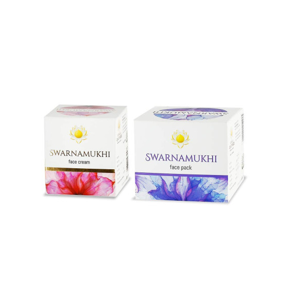 Kerala Ayurveda Swarnamukhi Face Cream & Face Pack Combo