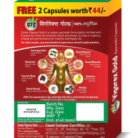Zandu Vigorex Gold Ayurvedic Daily Energizer - Pack of 20 Capsules