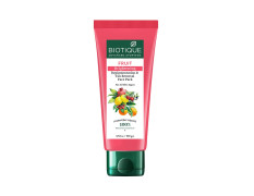 Biotique Fruit Brightening Depigmentation and Tan Removal Face Pack| Ayurvedic and Organically Pure| Tan Removal Face Pack for All Skin Types|100% Botanical Extracts| 100gm