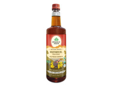 Organic India Organic Mustard Oil -Pack of 2 (1 Ltr)