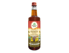 Organic India Organic Mustard Oil -Pack of 2 (1 Ltr)