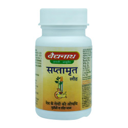 Baidyanath Jhansi Saptamrit Lauh Pack Of 2 Tablet