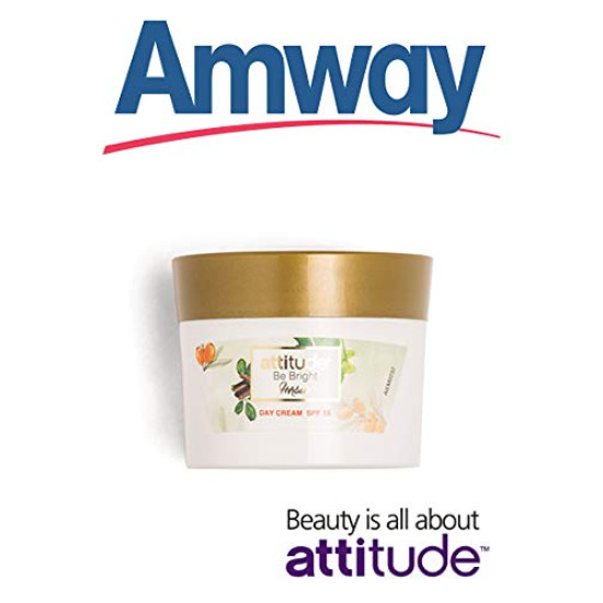 Amway Attitude Be Bright Herbals Day Cream and Night Cream Set ( Net 50g *2)