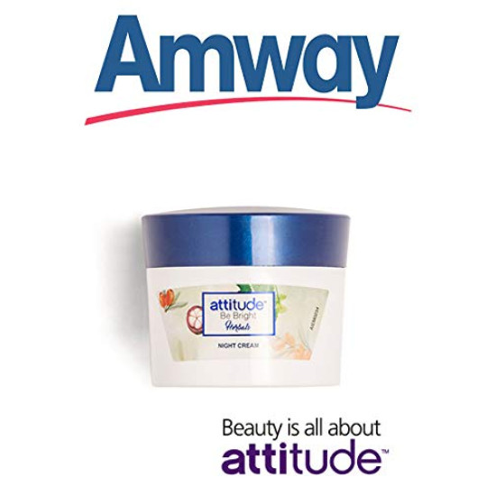 Amway Attitude Be Bright Herbals Day Cream and Night Cream Set ( Net 50g *2)
