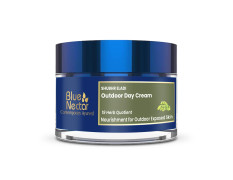 Blue Nectar Eladi Outdoor Sun Cream for Women with SPF 30 Sunscreen | Hydrating Suncream with Yashad Bhasm for Protection & Nourishment | Day Cream for Glowing Skin (19 Herbs, 50g)
