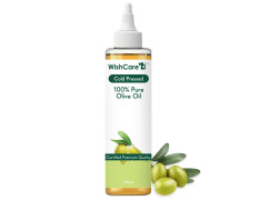 WishCare® 100% Pure Premium Cold Pressed Olive Oil for Hair & Skin - 200ml