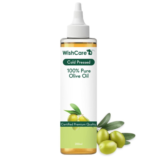 WishCare® 100% Pure Premium Cold Pressed Olive Oil for Hair & Skin - 200ml WishCare® 100% Pure Premium Cold Pressed Olive Oil for Hair & Skin - 200ml