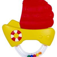 Giggles - Disney Rescue Boat Teether , Teether for Babies to soothen Their Gums , Easy to Grasp,Hold and chew , 3 Months & Above , Infant Toys
