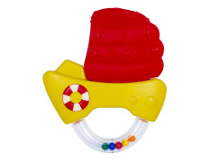 Giggles - Disney Rescue Boat Teether , Teether for Babies to soothen Their Gums , Easy to Grasp,Hold and chew , 3 Months & Above , Infant Toys