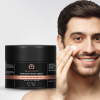 The Man Company Skin Brightening Cream - 50gm for Glowing Radiant Skin | Enriched with Multani Mitti, Coco Butter, Hyaluronic Acid | Reduces Acne & Dark Spots Naturally The Man Company Skin Brightening Cream - 50gm for Glowing Radiant Skin | Enriched with Multani Mitti, Coco Butter, Hyaluronic Acid | Reduces Acne & Dark Spots Naturally