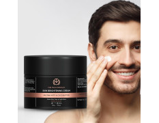 The Man Company Skin Brightening Cream - 50gm for Glowing Radiant Skin | Enriched with Multani Mitti, Coco Butter, Hyaluronic Acid | Reduces Acne & Dark Spots Naturally