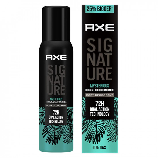 Axe Signature Mysterious No Gas Deodorant Bodyspray For Men 154 ml