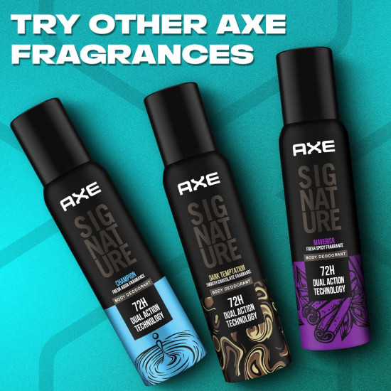 Axe Signature Mysterious No Gas Deodorant Bodyspray For Men 154 ml