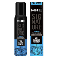 AXE Signature Champion No Gas Body Deodorant Bodyspray For Men 154 Ml, Pack of 1
