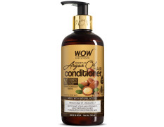 WOW Skin Science Moroccan Argan Oil Conditioner For Dry Hair/Frizz Free Hair- No Sulphates, Parabens, Silicones, Salt & Colour, 300 ml