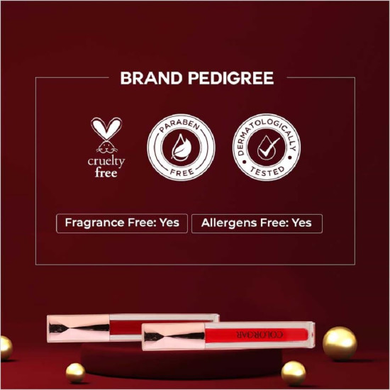 Colorbar Cosmetics Sindoor, Maroon, 3.8 ml | Smudge proof formula | Long lasting