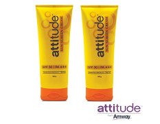 Amway Attitude Sunscreen Cream (100 G, Set Of 2Pcs, Spf, Spf 30, Combination)