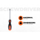 BLACK+DECKER BDHT62296 Steel Screwdriver-PH1x100mm (Orange)