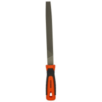 BLACK+DECKER Steel 200mm 2nd Cut Flat File (Orange) (BDHT22144)