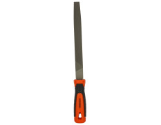BLACK+DECKER Steel 200mm 2nd Cut Flat File (Orange) (BDHT22144)