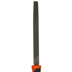 BLACK+DECKER Steel 200mm 2nd Cut Flat File (Orange) (BDHT22144)