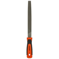 BLACK+DECKER BDHT22146 Steel 200mm 2nd Cut Half Round File (Orange)