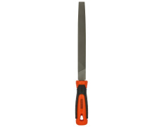 BLACK+DECKER BDHT22146 Steel 200mm 2nd Cut Half Round File (Orange)