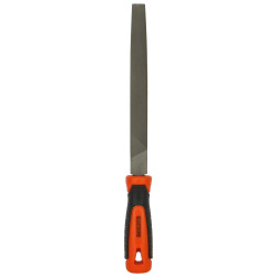 BLACK+DECKER BDHT22146 Steel 200mm 2nd Cut Half Round File (Orange)
