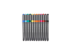 Camel Artist Fine Brush Pen Set - 12 Shades, Assorted