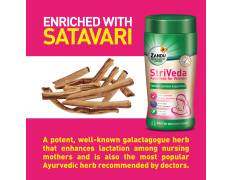 Zandu StriVeda Satavari Lactation Supplement for Increasing Breast Milk Supply, 210 g, Doctor Recommended, Natural and Safe