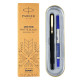 Parker Vector Matte Black Gold Trim Roller Ball Pen | Ink Color - Blue | Gift For Employees | Best Choice For Corporate Professionals Parker Vector Matte Black Gold Trim Roller Ball Pen | Ink Color - Blue | Gift For Employees | Best Choice For Corporate Professionals