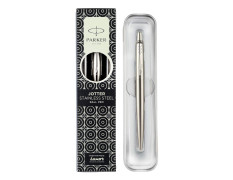 Parker Moments Jotter Steel Chrome Trim Ball Pen (Silver)